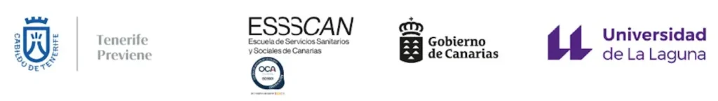 Logotipos de organizadores de jornadas insulares sobre enfermedades raras
